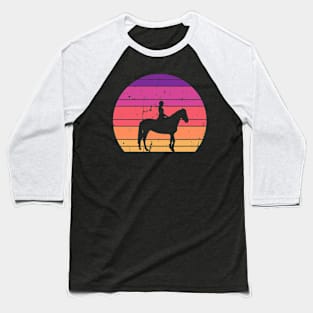 Horseback Riding Baseball T-Shirt